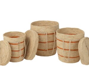 Mand Neimero Maïshuls Naturel - Set van 3