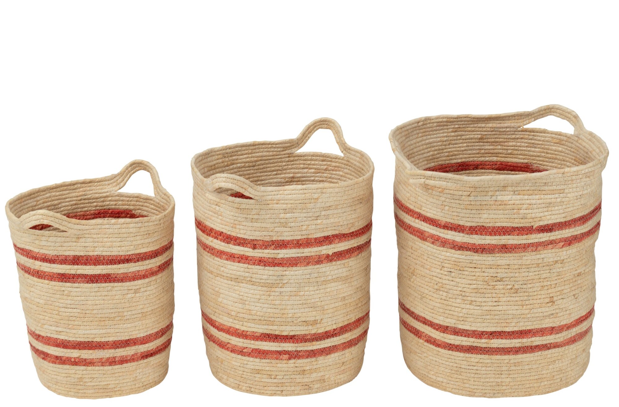 Mand Preerma Maïshuls Naturel - Set van 3