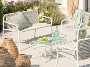 Vaas Girona Zeegras Naturel H30 cm