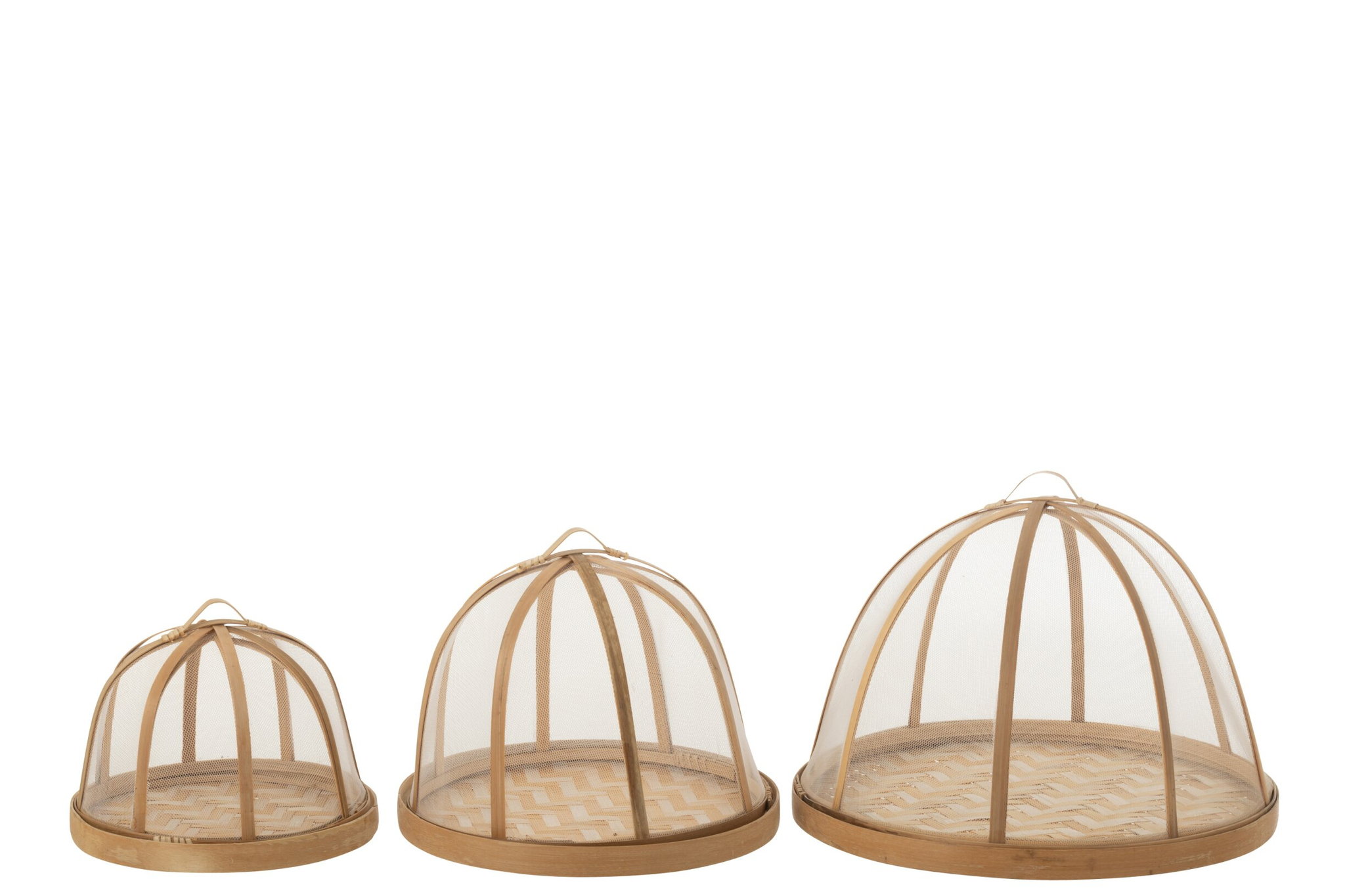 Dienblad Calora Bamboe Naturel - Set van 3 - Afbeelding 2