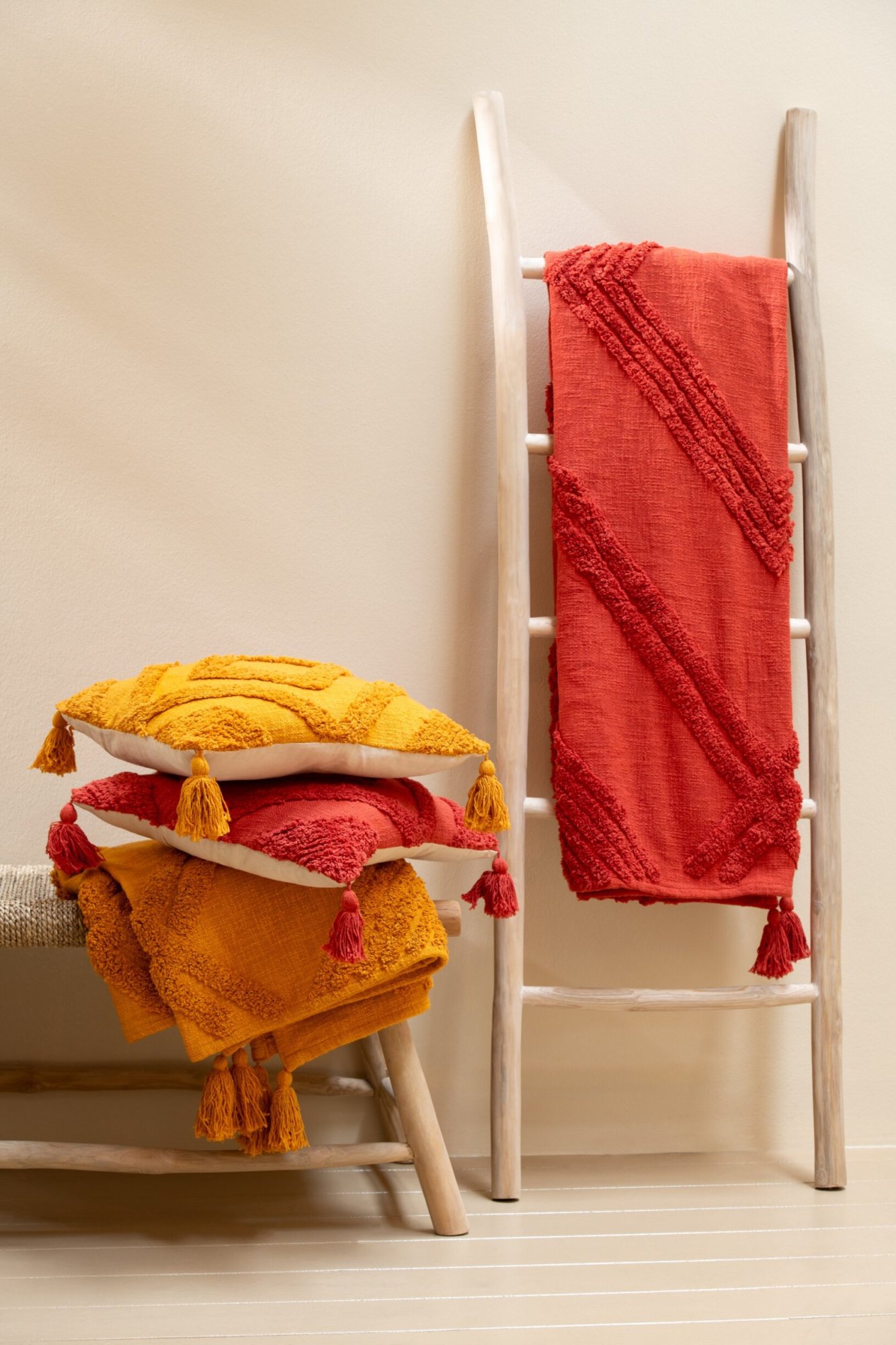 Plaid Sauvy Rood - Afbeelding 2