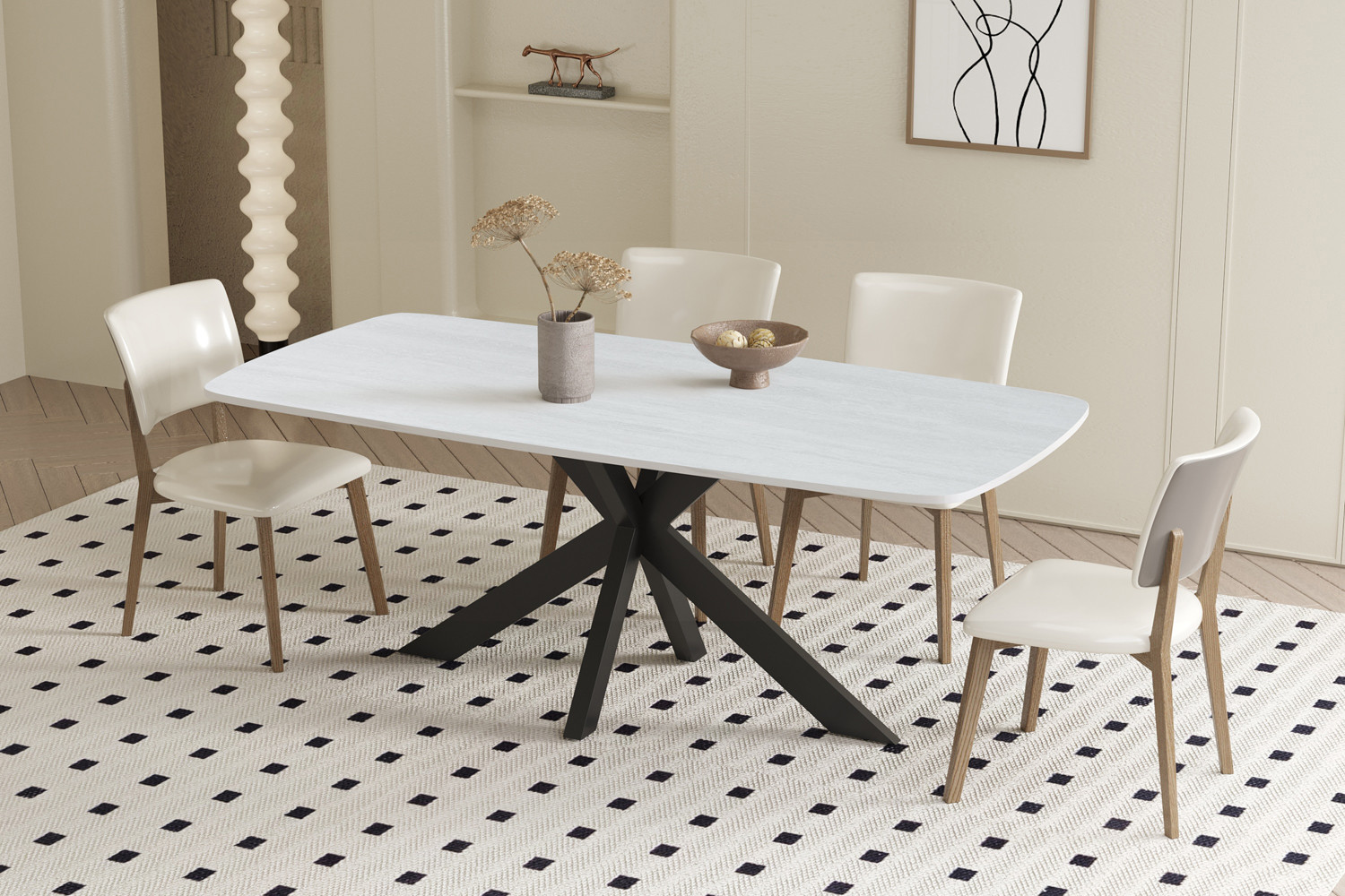 Tafel Cario Steen 180 cm