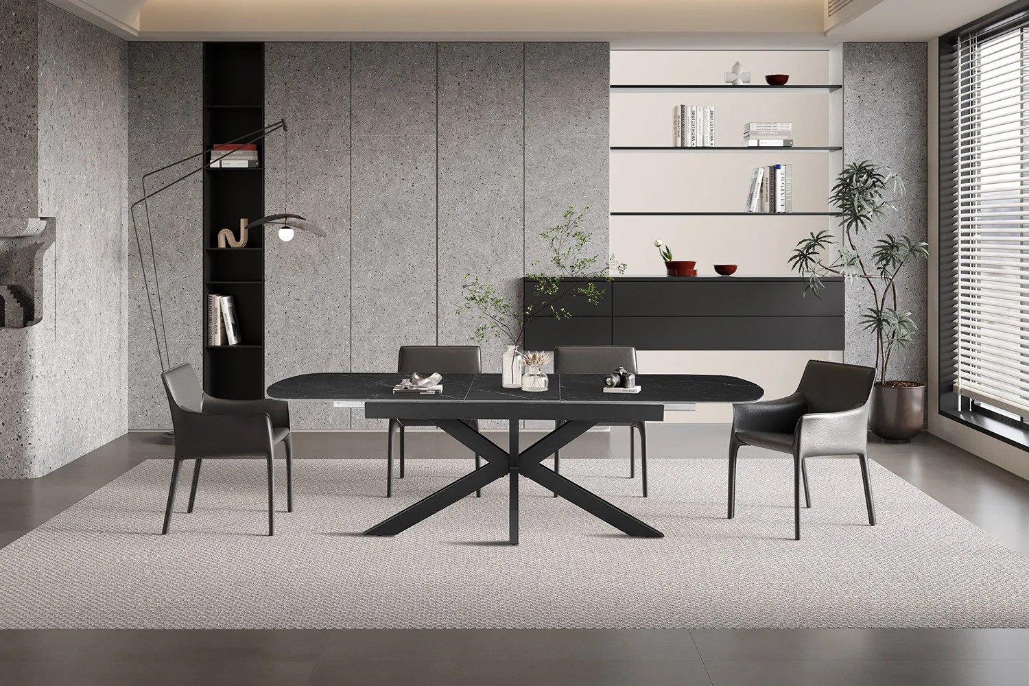 Tafel Grebio Steen 220 cm - Afbeelding 2