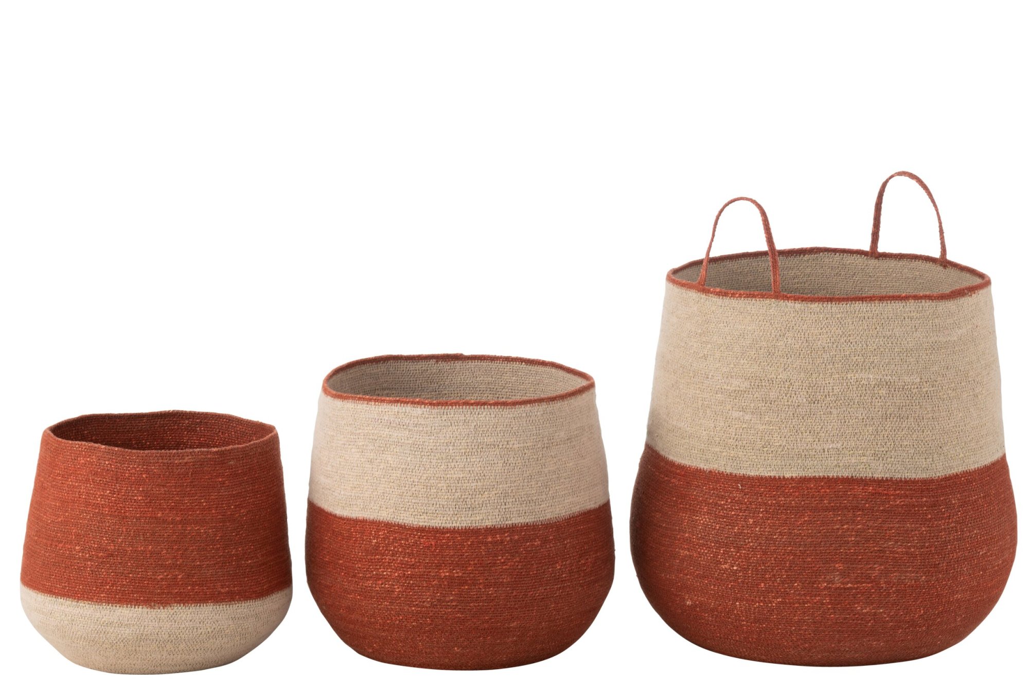 Mand Klerdona Zeegras Meerkleurig - Set van 3