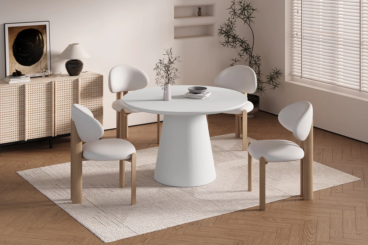 Tafel Prultena Beton 120 cm - Afbeelding 3