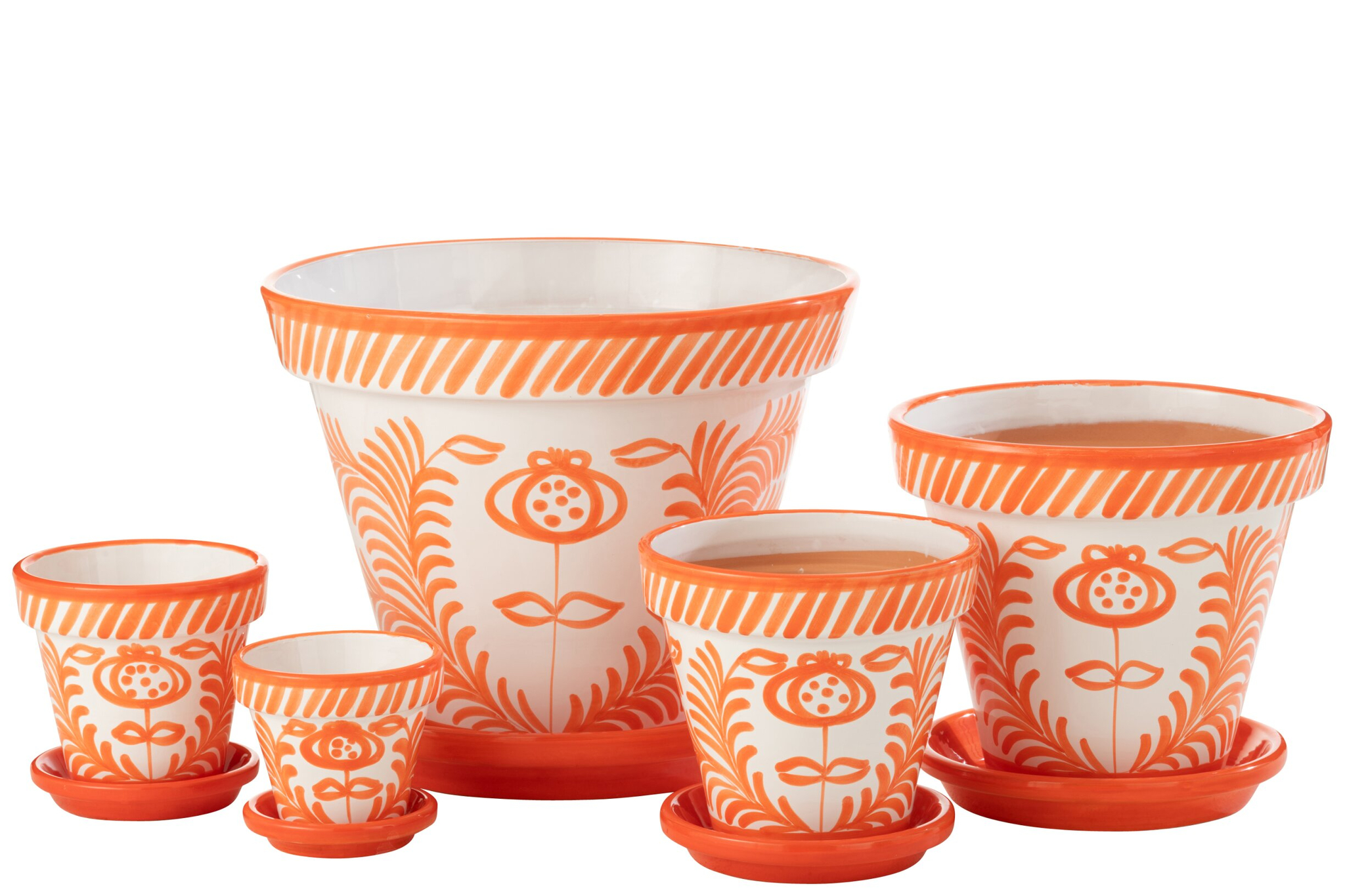 Bloempot Riga Keramiek Meerkleurig H40 cm - Afbeelding 2