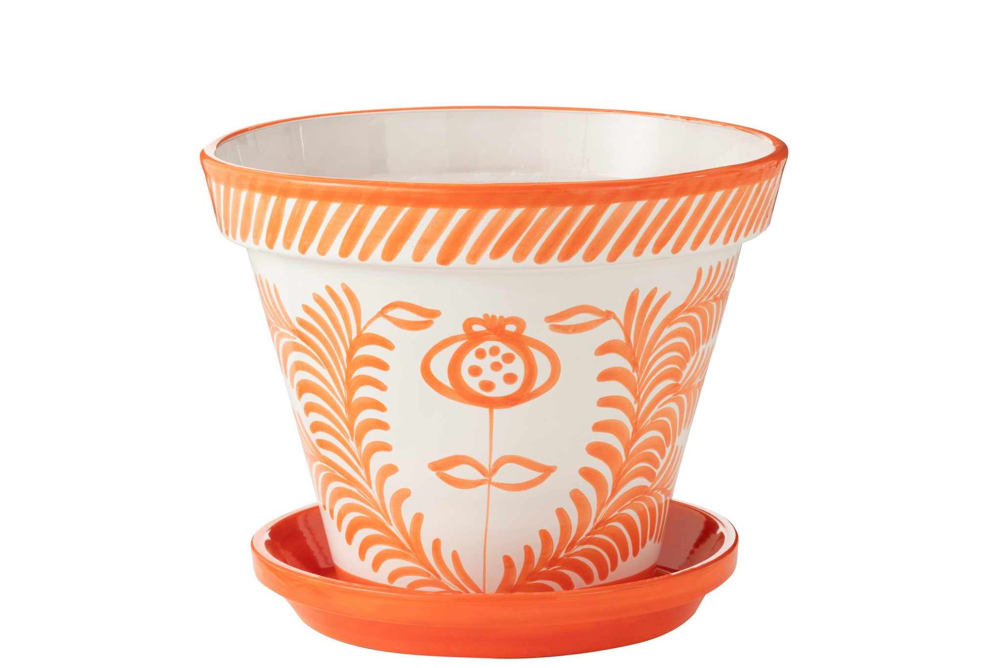 Bloempot Riga Keramiek Meerkleurig H40 cm - Afbeelding 4