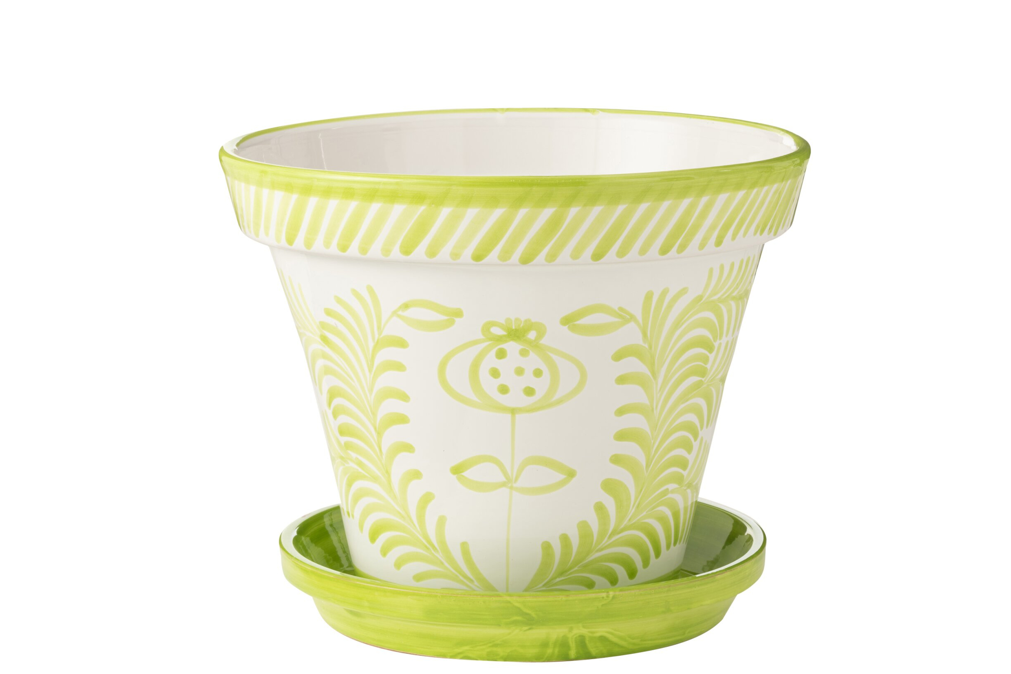 Bloempot Tolvan Keramiek Meerkleurig H40 cm - Afbeelding 2