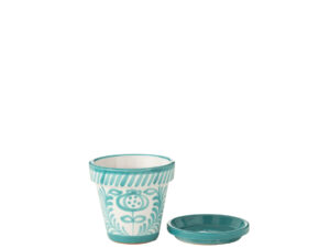 Bloempot Rieror Keramiek Meerkleurig H19 cm
