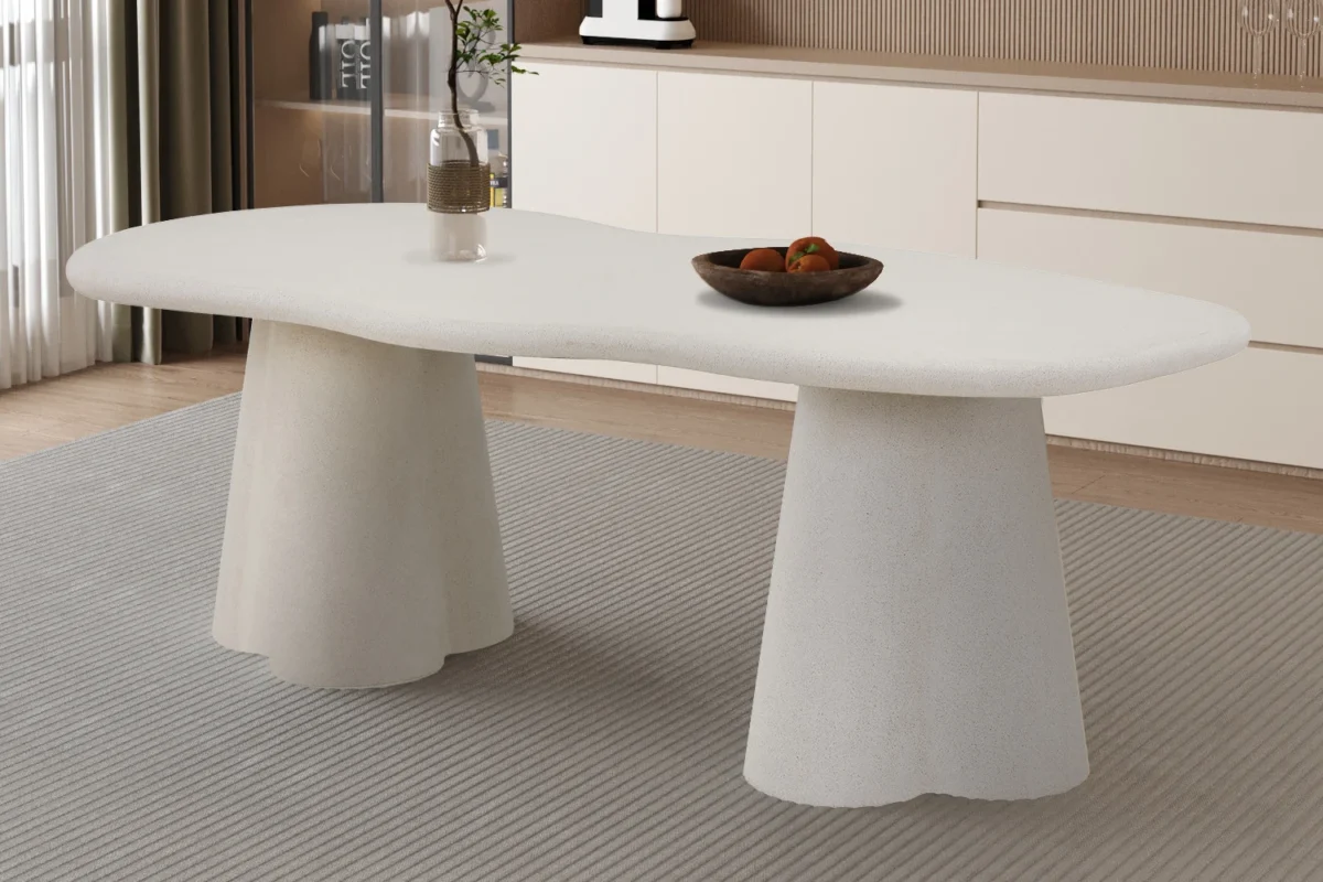 Eettafel Tafel Flalil 220 cm beton – foto 2