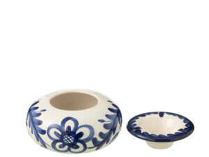 Asbak Steeldol Keramiek Meerkleurig