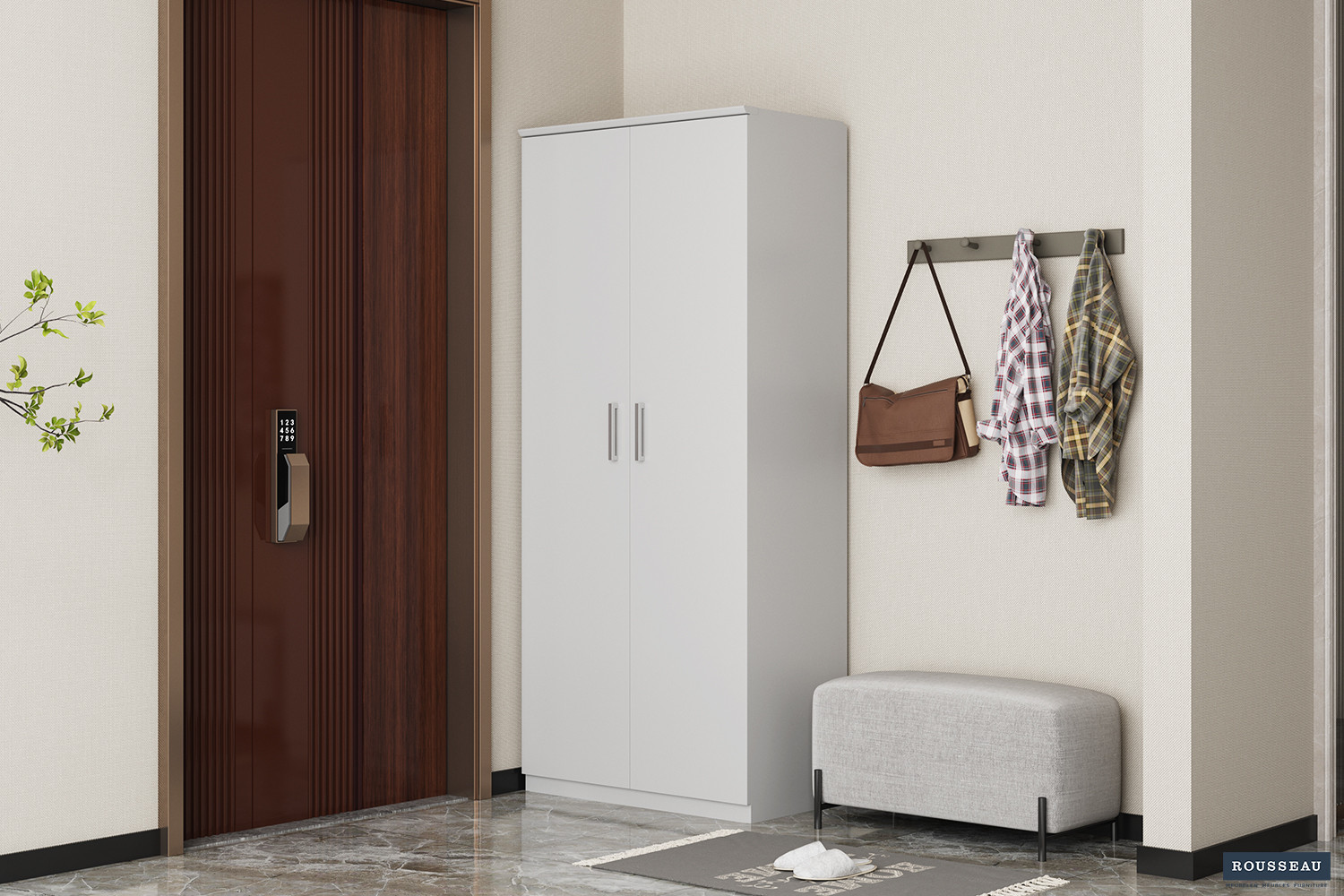Schoenenkast Goollella Wit 80 cm