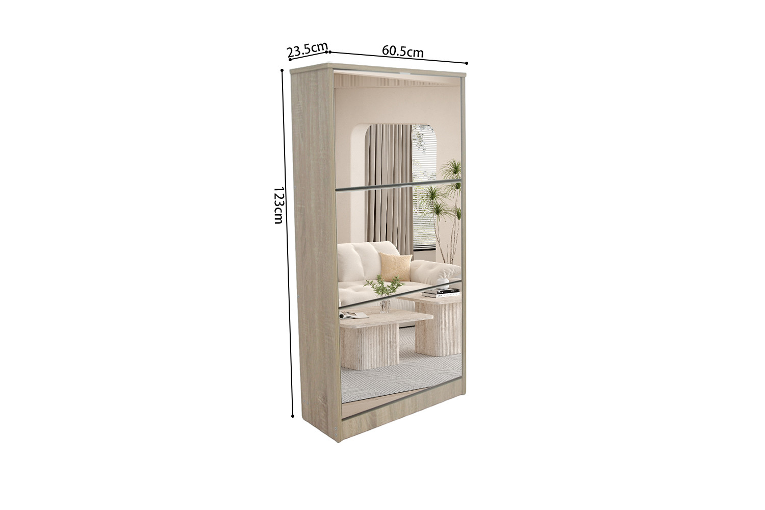 Schoenenkast Cury 60,5 cm - Afbeelding 9