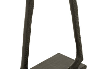 Beeld Sluner Aluminium Zwart H150 cm - Set van 2