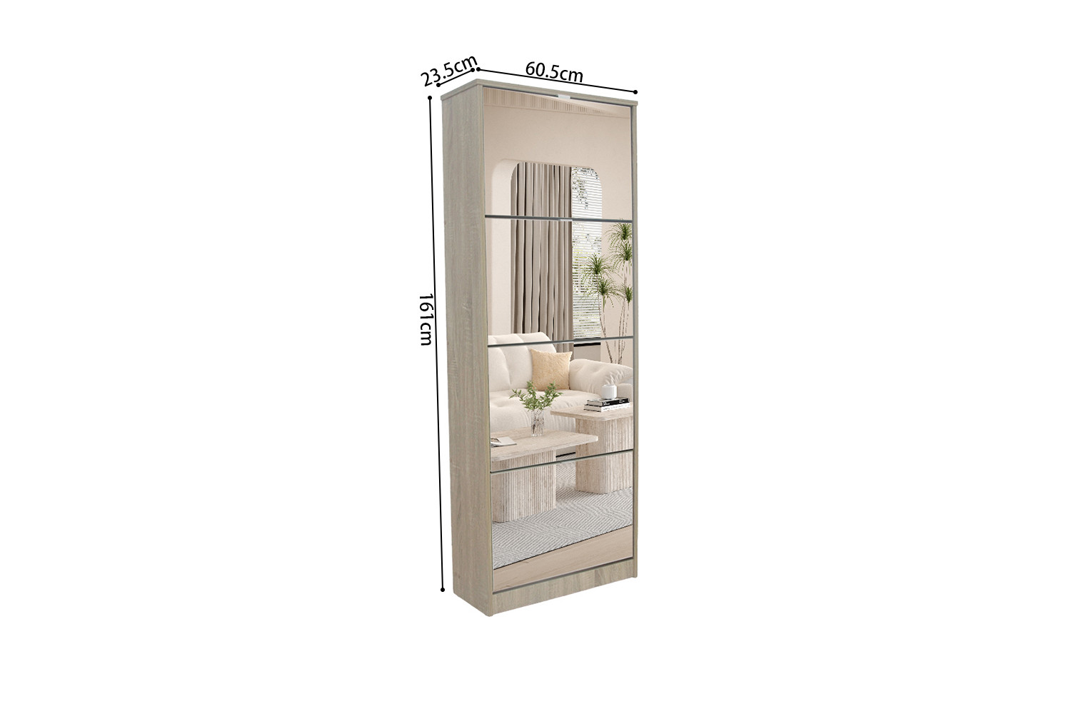 Schoenenkast Staunnis 60,5 cm - Afbeelding 9