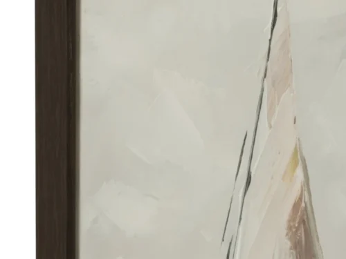 Schilderij Jeevio meerkleurig, close-up van canvas met acryl en donker houten lijst, set van 3 wall art