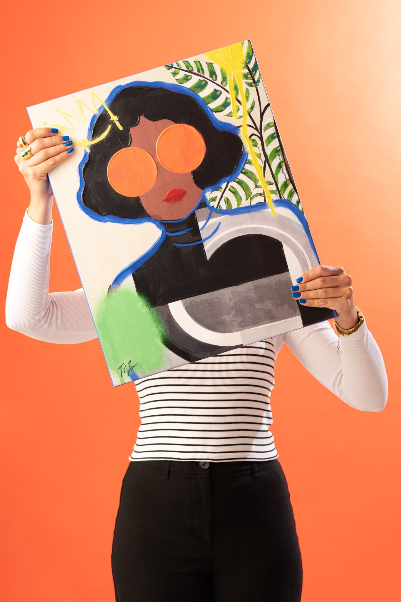 Wanddecoratie Proormena Meerkleurig - Set van 2 - Afbeelding 3