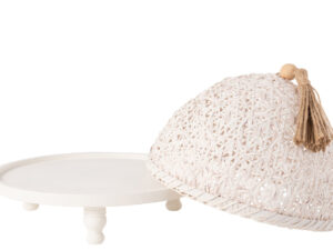 Woonaccessoire Nunsio Hout Wit