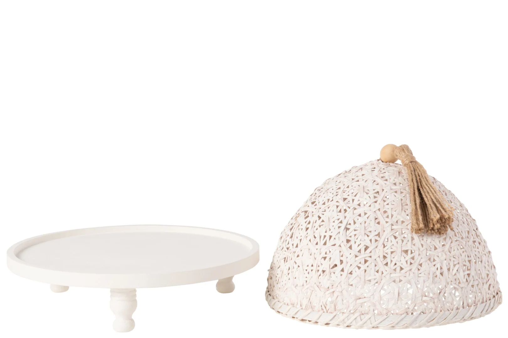 Woonaccessoire Nunsio Hout Wit - Afbeelding 2