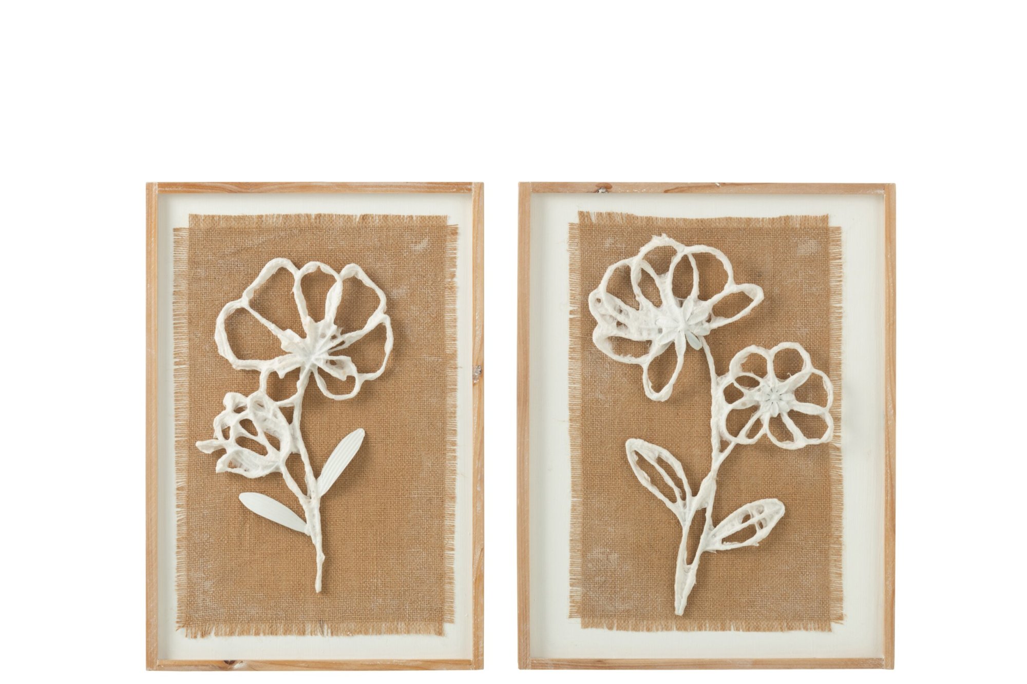 Wanddecoratie Gabura Naturel - Set van 2 - Afbeelding 3