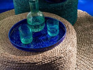 Drinkglas Troobea Glas Blauw