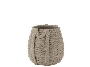 Bloempot Truband Beton Grijs H38 cm