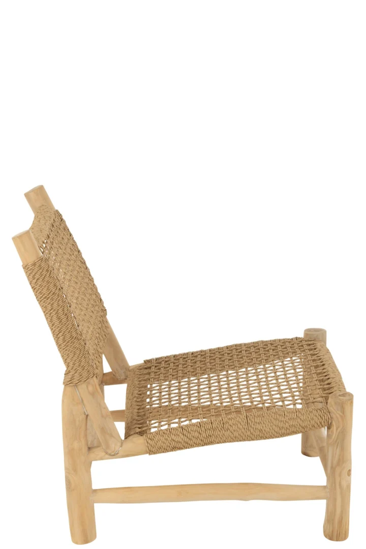 Bank Feso Teak Naturel - Afbeelding 2