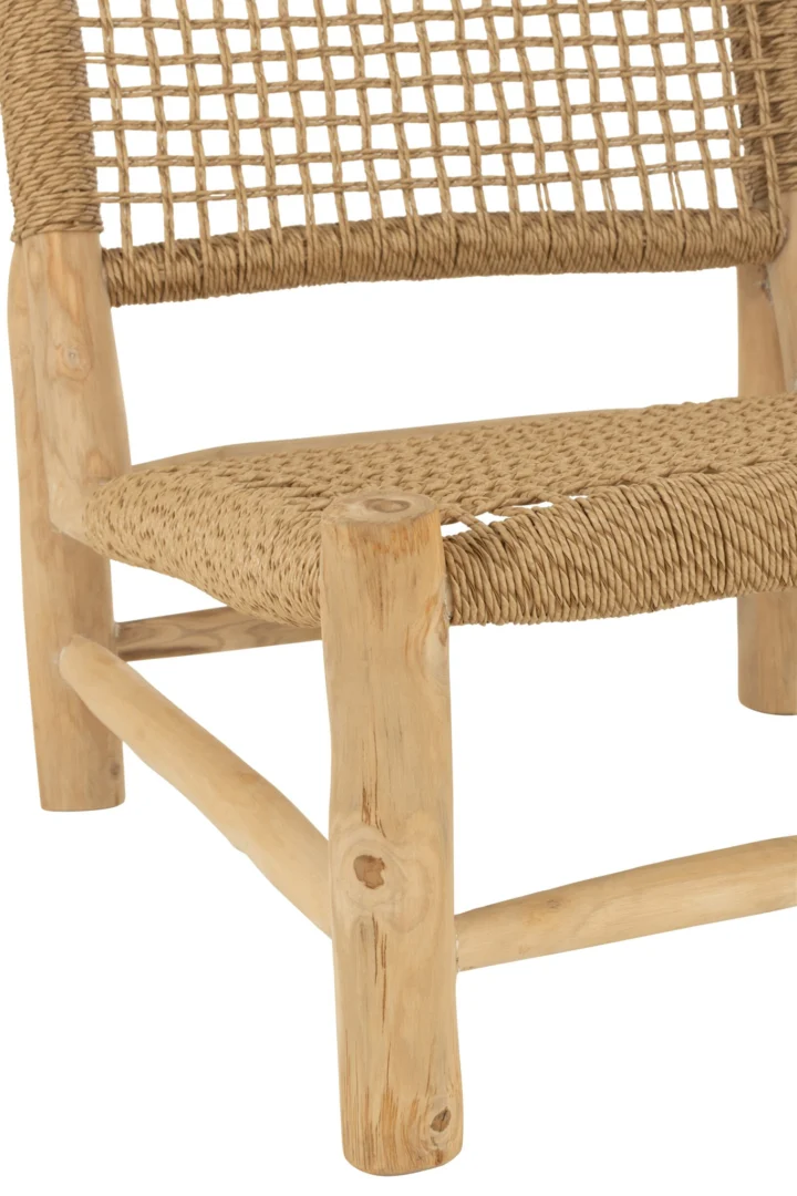 Bank Feso Teak Naturel - Afbeelding 4
