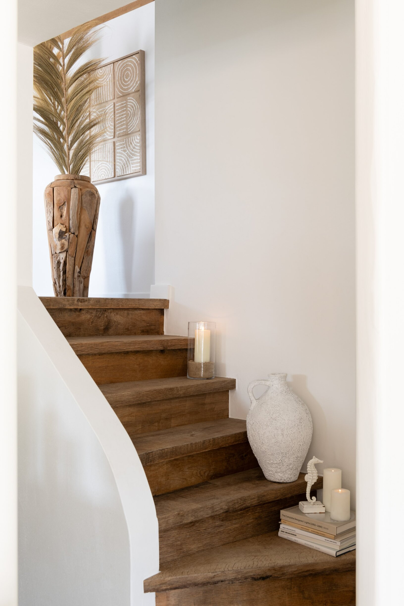 Vaas Traurdea Teak Naturel H92 cm