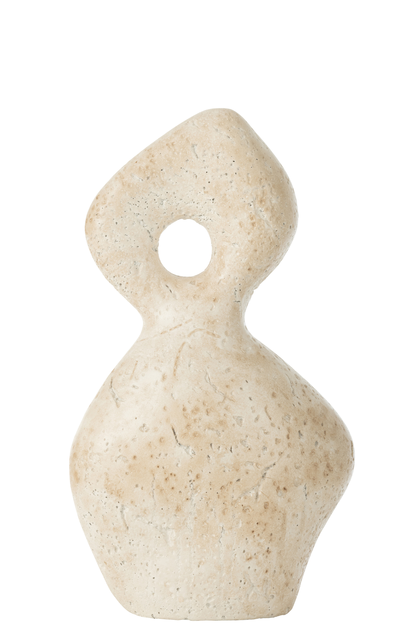 Beeld Bellar Keramiek Beige H34,5 cm - Afbeelding 2