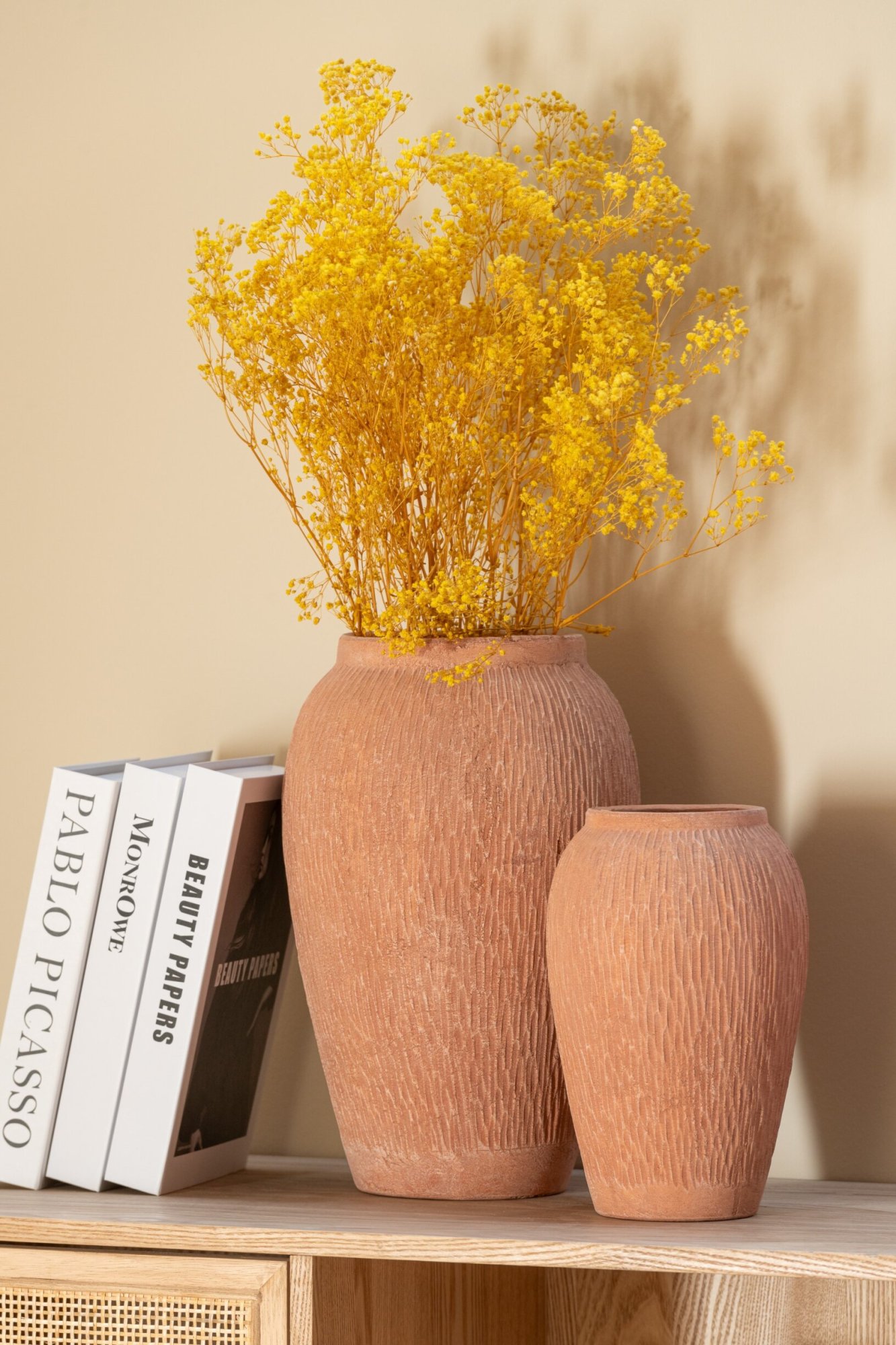 Vaas Voovane Terracotta Bruin H24,5 cm - Afbeelding 2