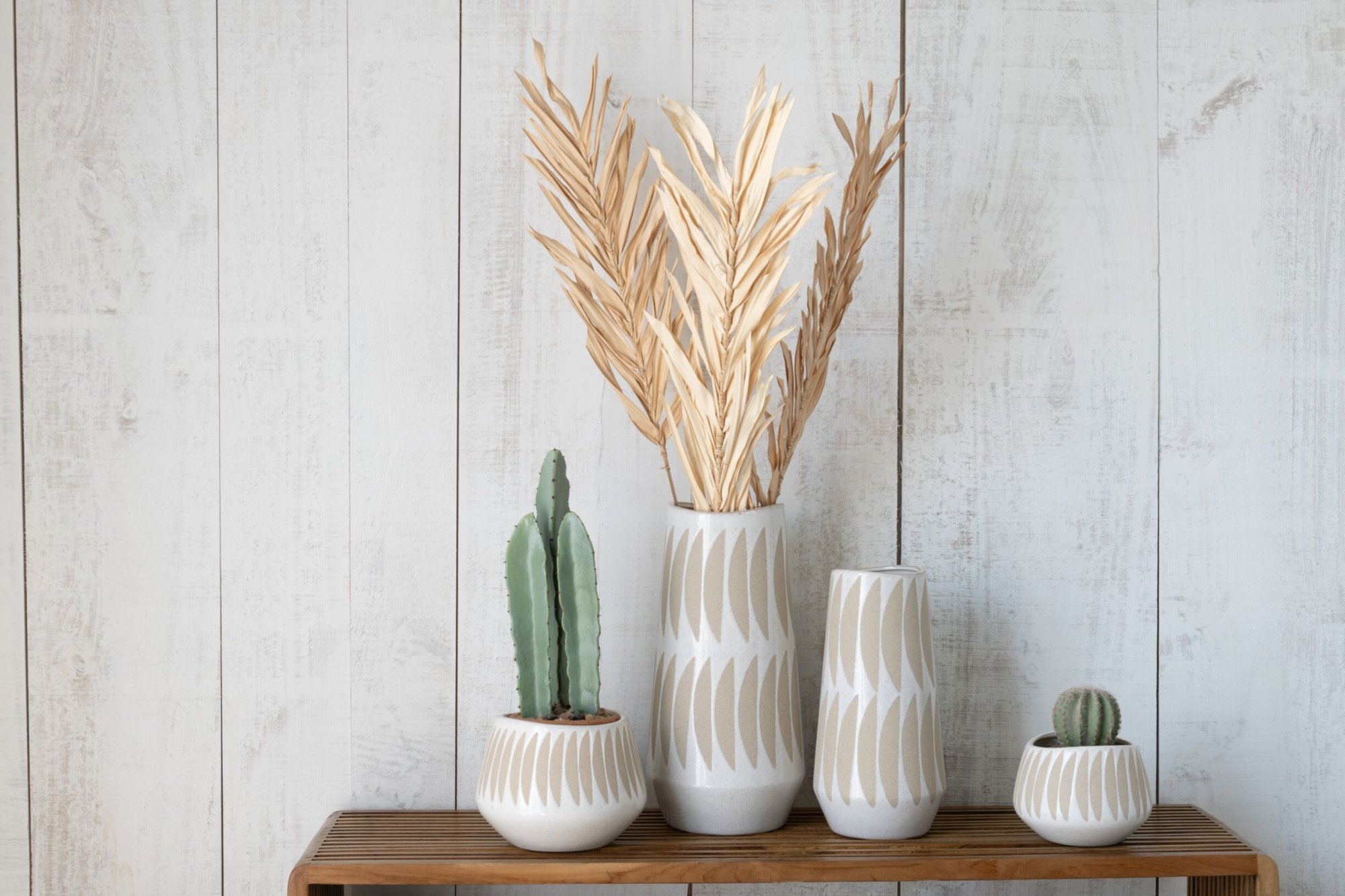 Bloempot Skeronte Steen Meerkleurig H15 cm - Afbeelding 2