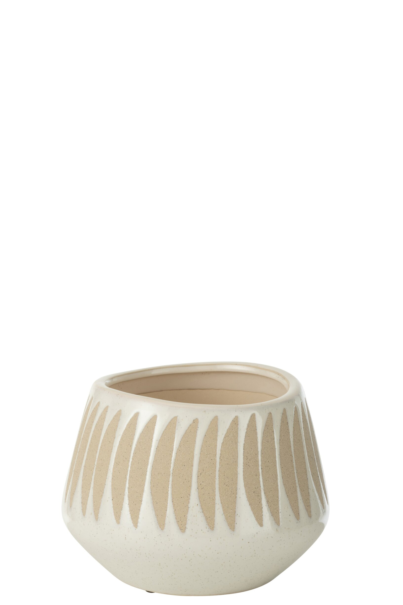 Bloempot Skeronte Steen Meerkleurig H15 cm - Afbeelding 4