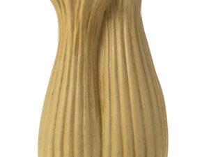 Vaas Vustak Klei Geel H53,5 cm - Set van 2