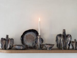 Vaas Haamek Steen Meerkleurig H15,5 cm
