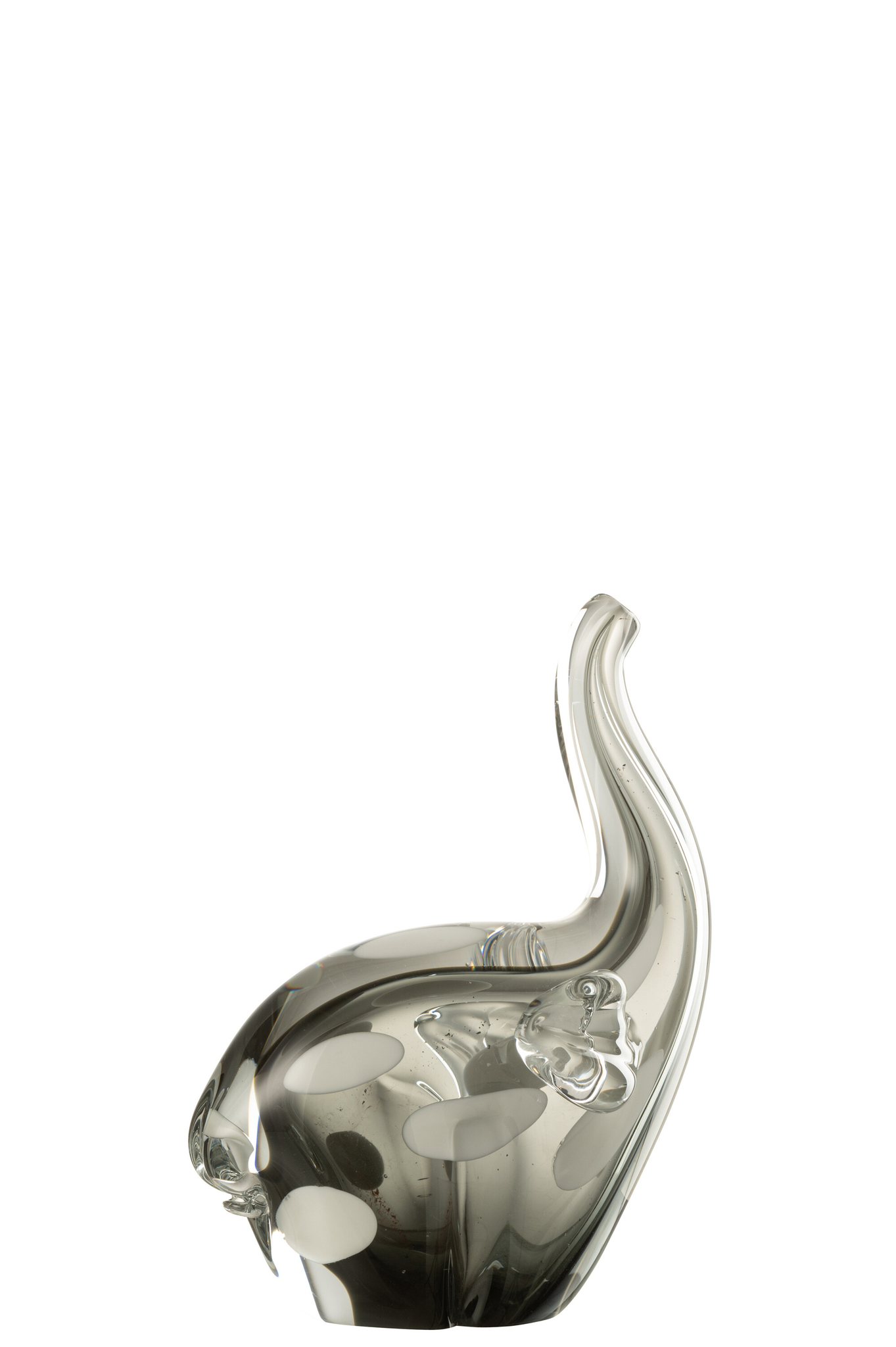 Decoratiefiguur Jaalvu Glas Zwart H17 cm