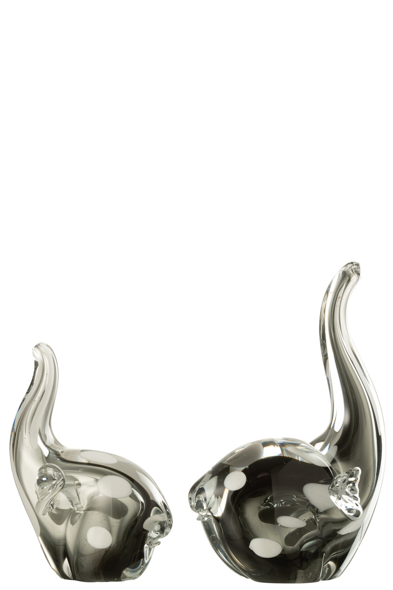 Decoratiefiguur Slukea Glas Zwart H24 cm