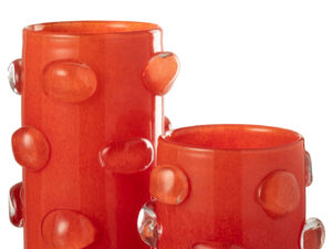 Vaas Praulvone Glas Rood H32,5 cm