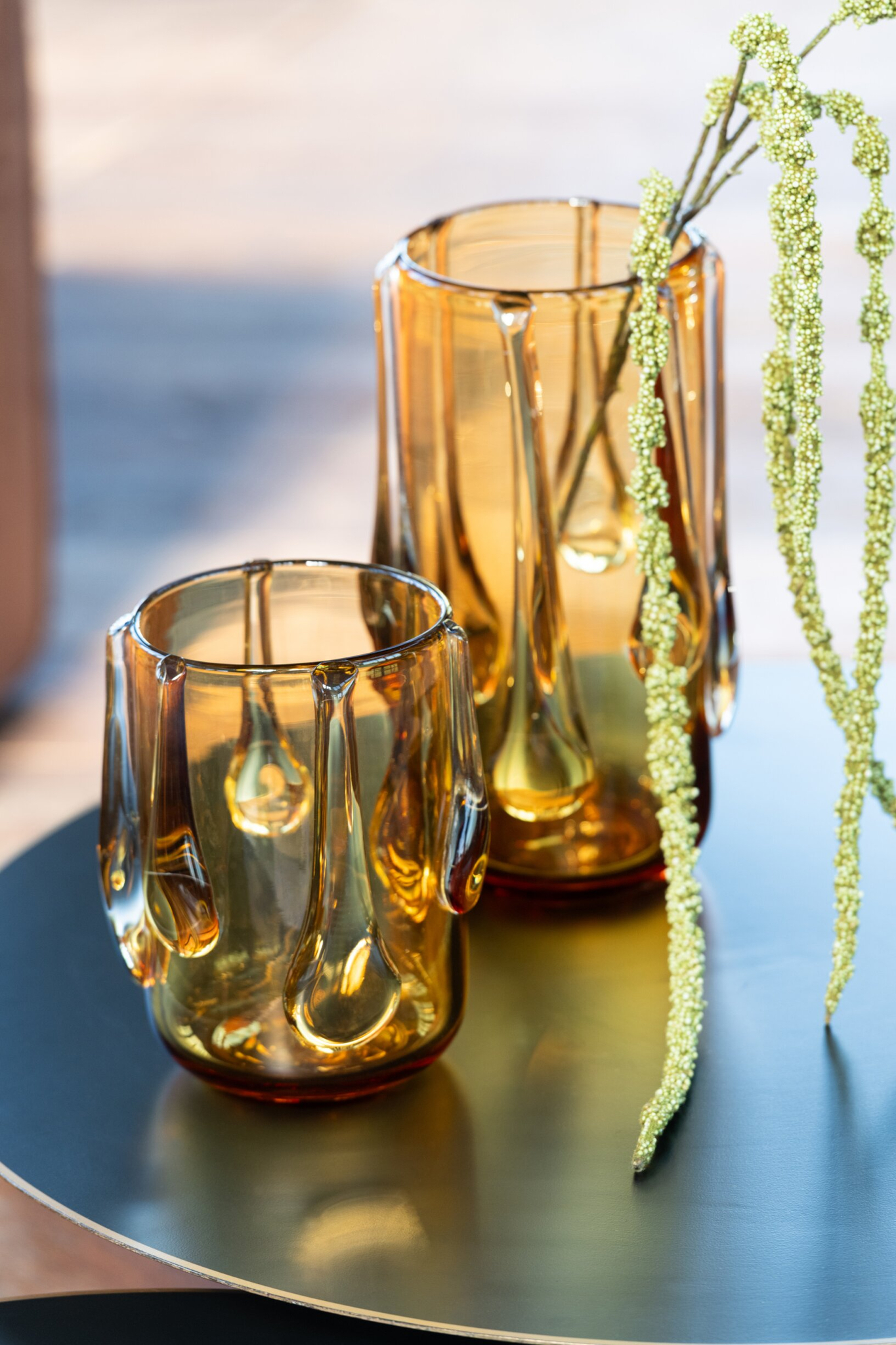 Vaas Mauden Glas Geel H22 cm