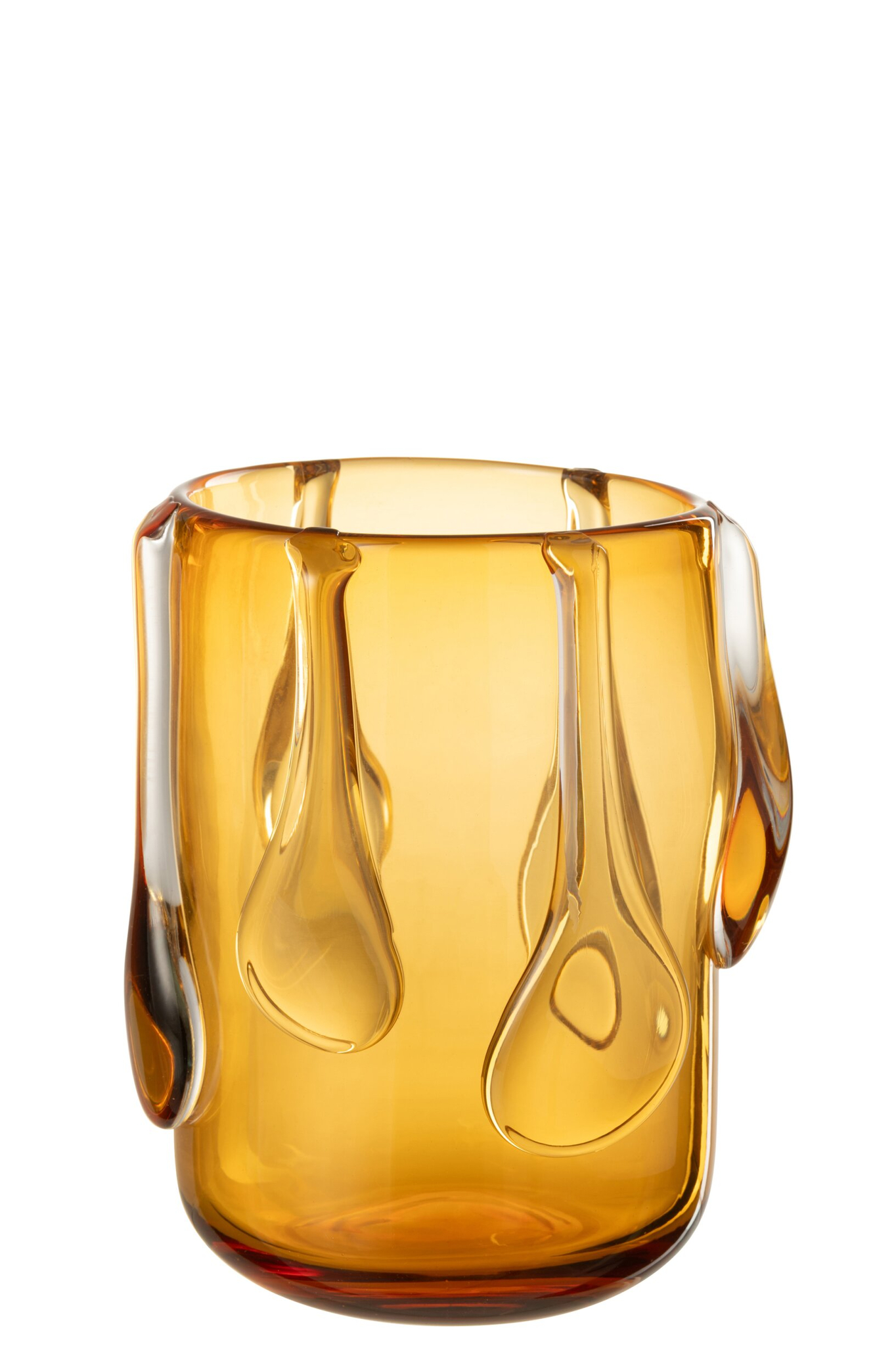Vaas Mauden Glas Geel H22 cm - Afbeelding 2
