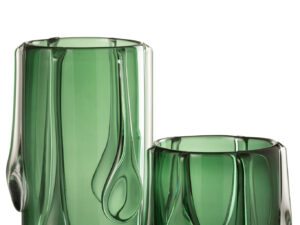 Vaas Meelo Glas Groen H33 cm