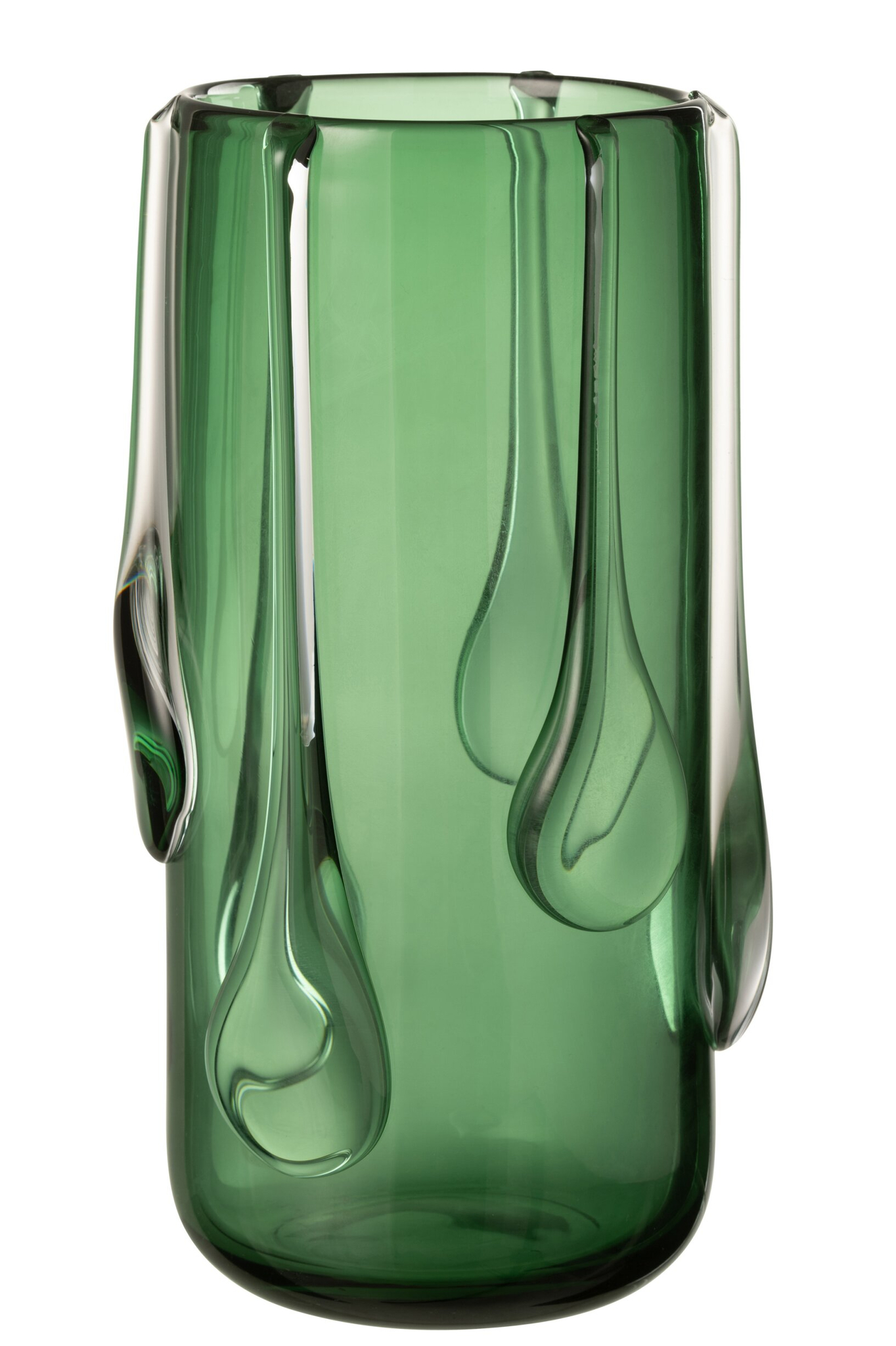 Vaas Meelo Glas Groen H33 cm - Afbeelding 2