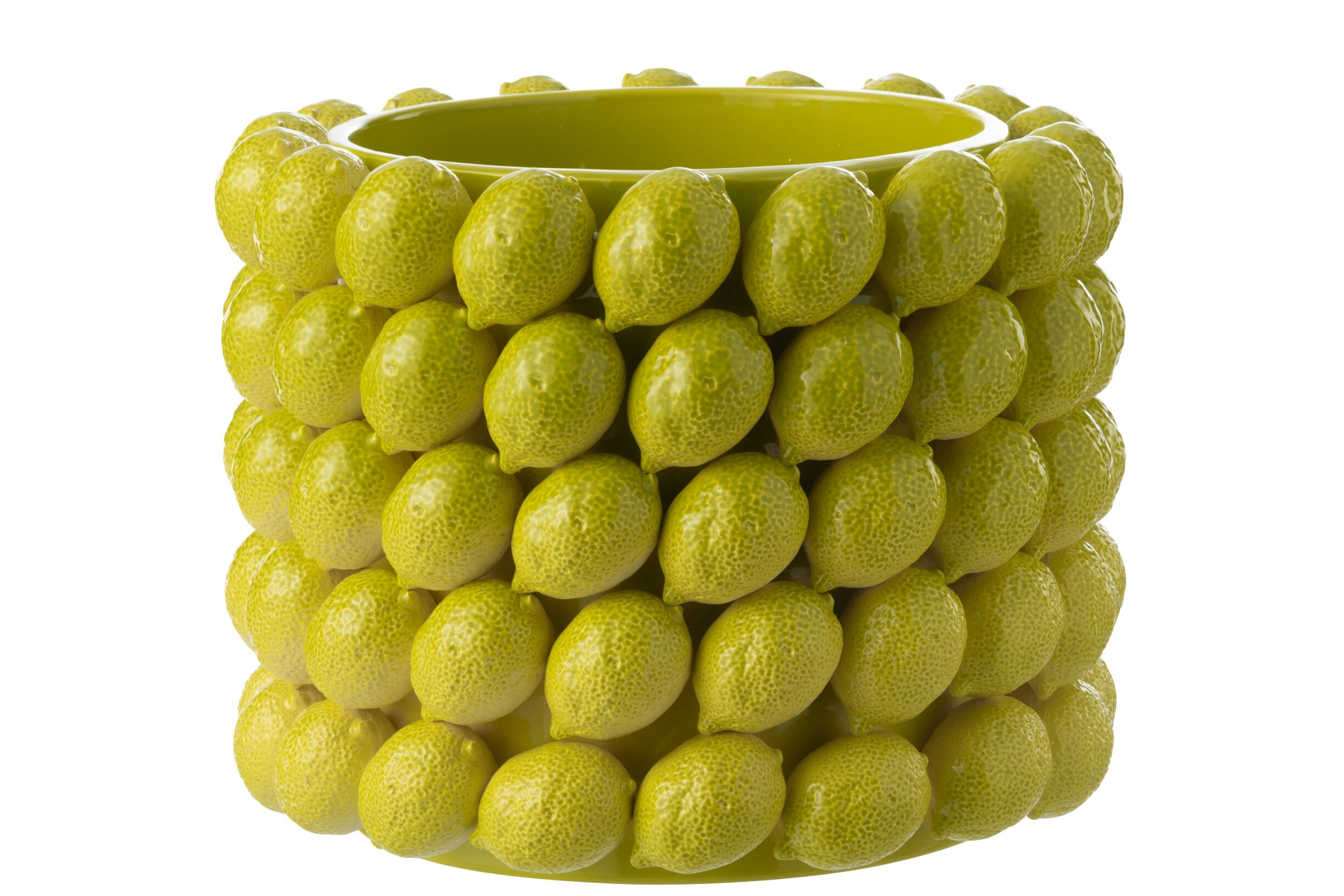 Bloempot Tennone Keramiek Groen H29 cm
