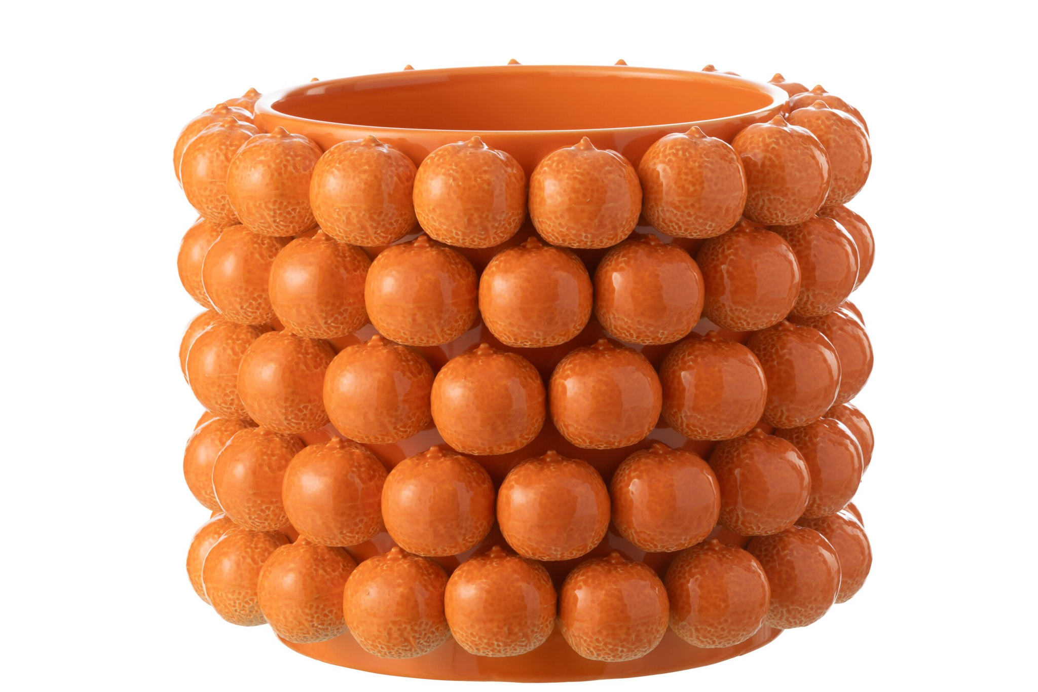 Bloempot Fekura Keramiek Oranje H29 cm