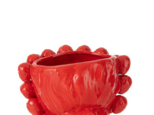 Bloempot Usquert Keramiek Rood H20 cm