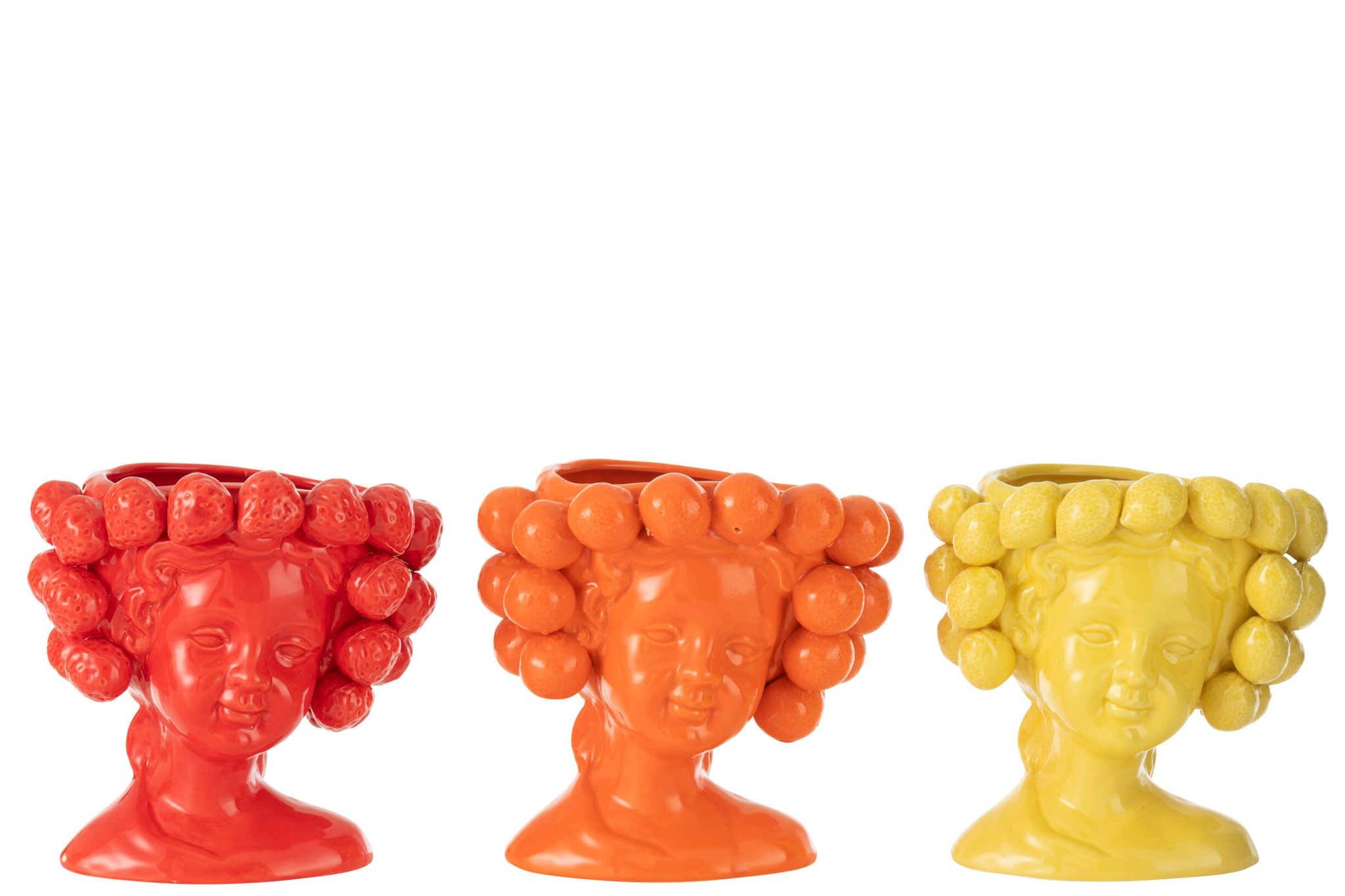 Bloempot Usquert Keramiek Rood H20 cm - Afbeelding 2