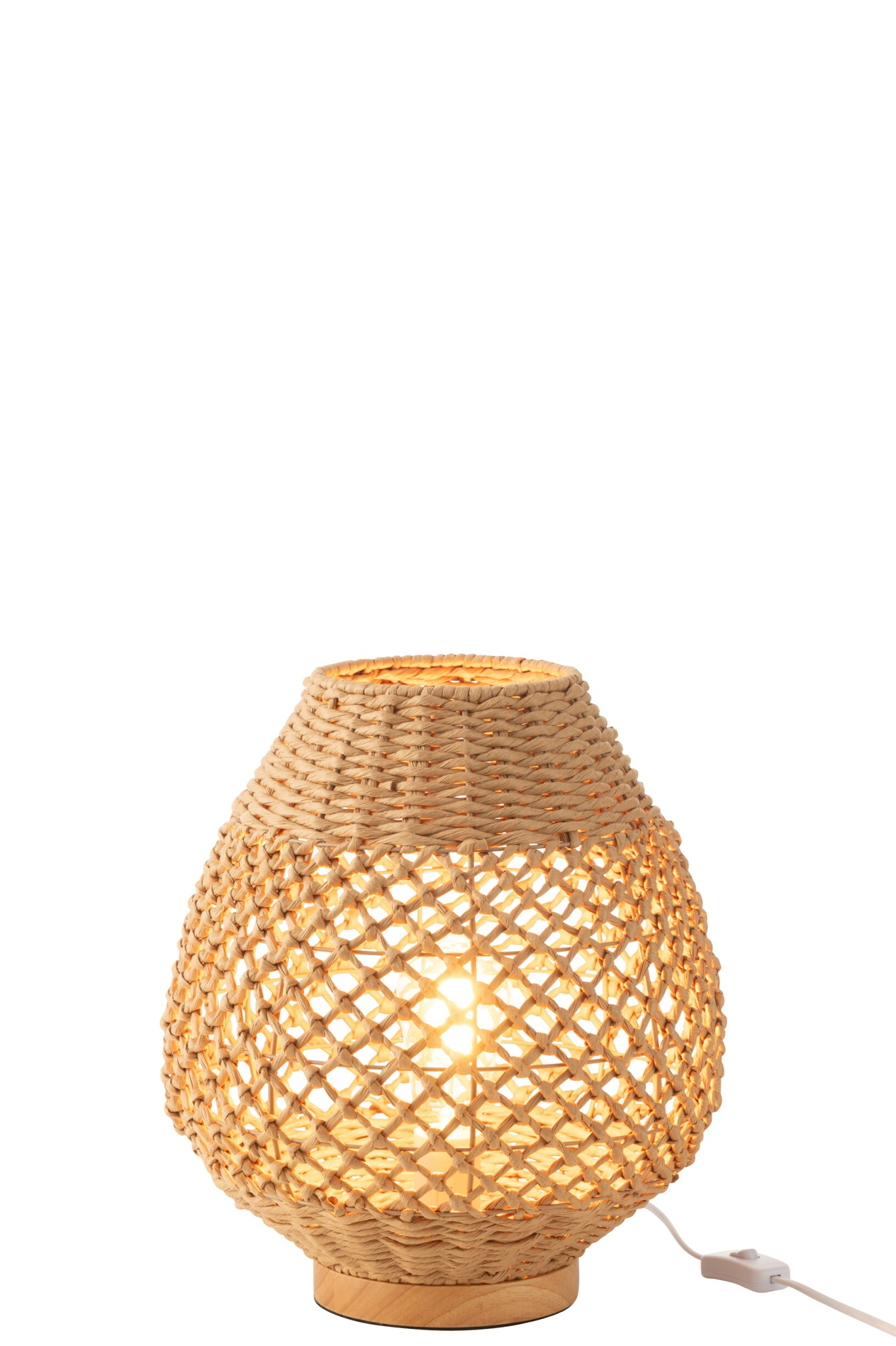 Tafellamp Trurmor Naturel H35,5 cm