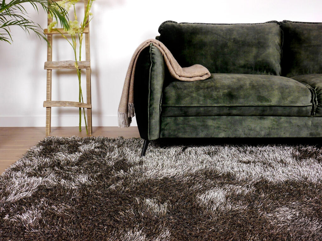 Vloerkleed Faanten Taupe 400x300 cm - Afbeelding 2