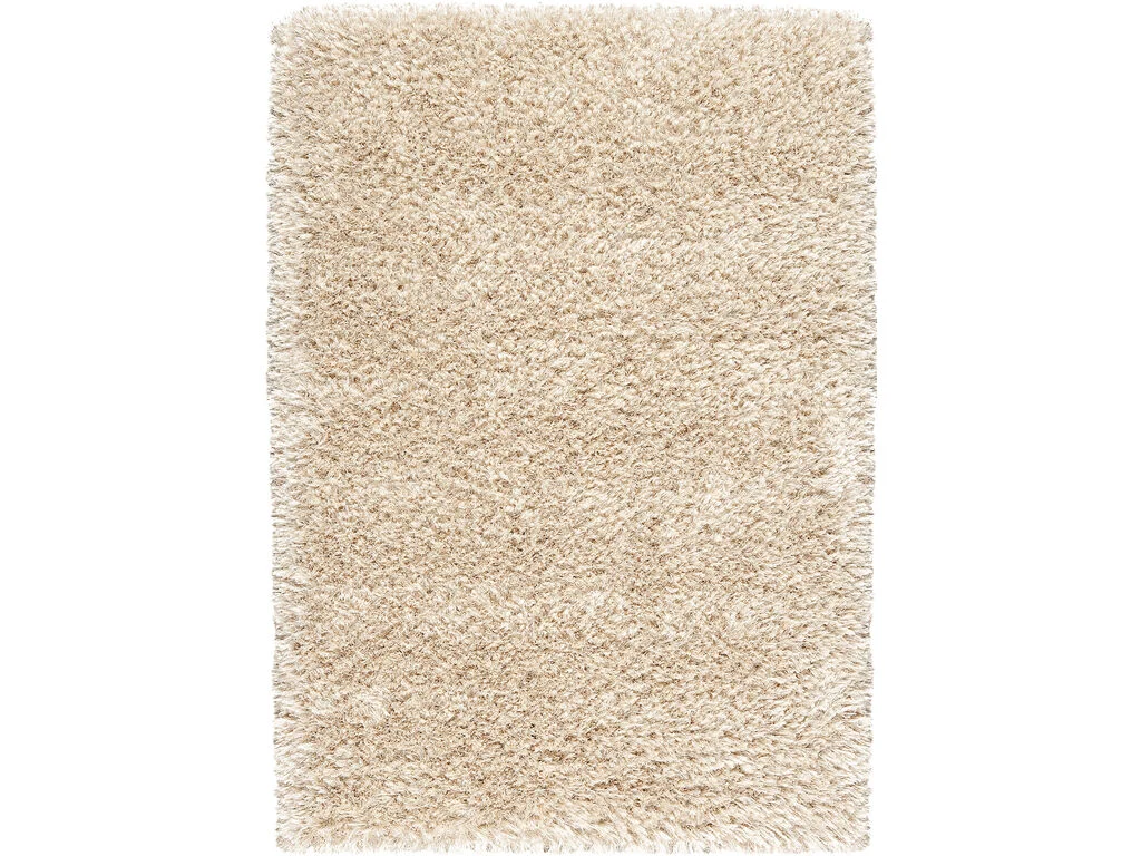 Vloerkleed Maubik 290x200 cm in kleur 101, hoogpolig beige met volle, zachte uitstraling