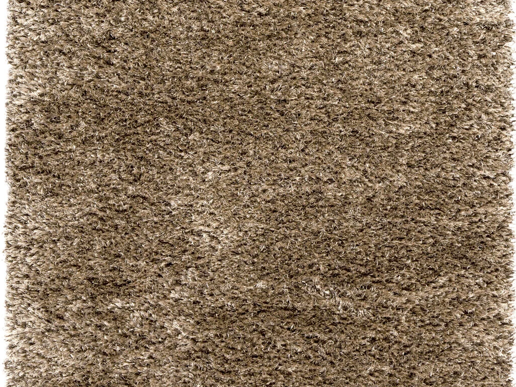 Vloerkleed Teeldang 340x240 cm, hoogpolig bruin tapijt met luxe, volle structuur en zachte wolmix